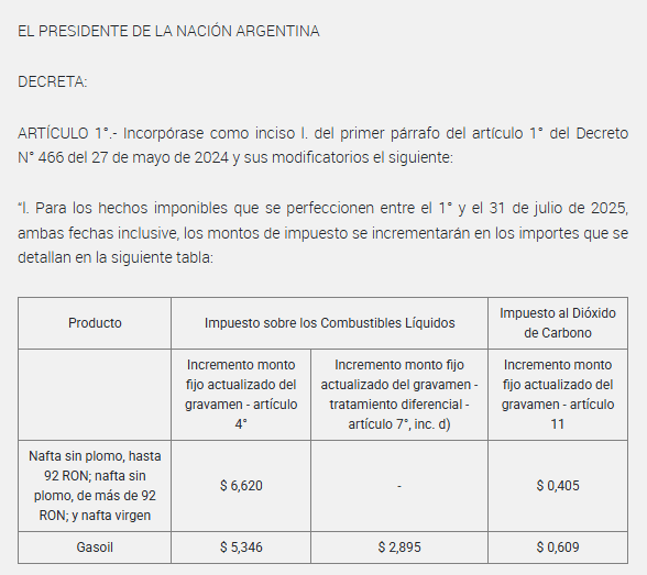 aumento, decreto 441/2025