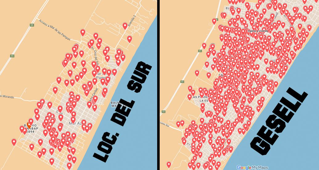 inseguridad La Costa, Mapa del Delito, delitos denunciados, preocupación social