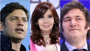 Axel, Cristina, Milei