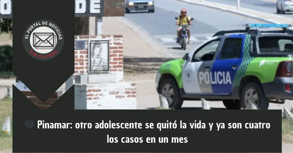 🖤 Pinamar está de luto. Cuatro suicidios adolescentes en un mes. Si no hablamos entre todos, no cambia nada. Abramos el debate. Escuchemos. Acompañemos. 👉 Entrá, leé la nota y sumate al diálogo: 📎 ensobrados.com.ar/suicidio-adolescente-pinamar #SaludMentalEsUrgente #Adolescentes #Pinamar
