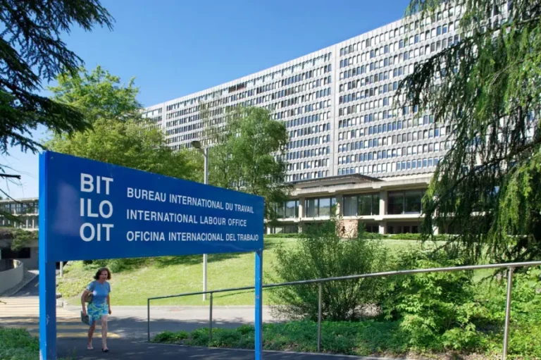 Secretariado de la OIT en Ginebra. La organización cuenta con 187 Estados miembros.