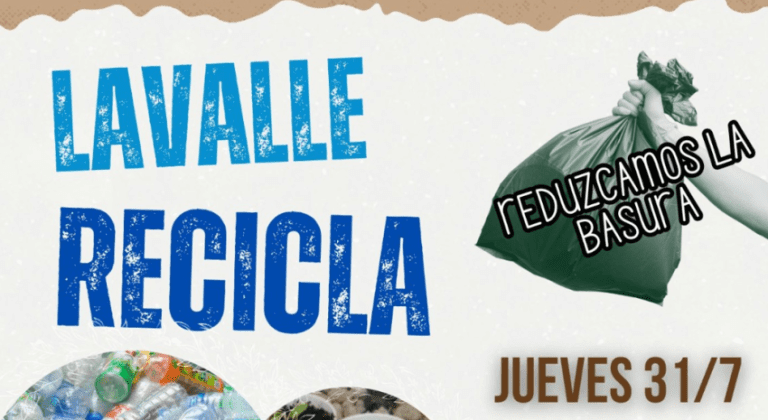 Lavalle Recicla: jornada comunitaria con impacto real