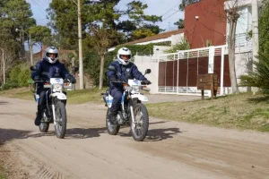 Patrulla Urbana Motorizada en Villa Gesell seguridad prevención.