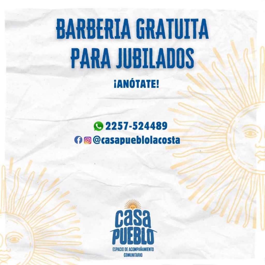 Barbería gratuita para jubilados: un corte de pelo y dignidad 💈