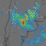 Las Flores lluvia, 68 mm, calles anegadas