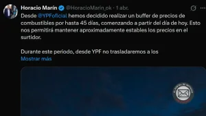 El congelamiento que no fue: YPF habló de 45 días y duró menos de 30