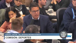 Cristian Cardozo defendió el financiamiento del deporte argentino