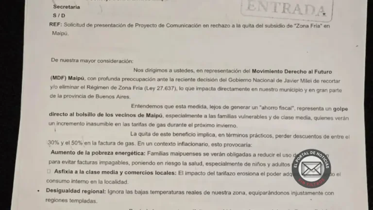 El pedido del MDF ahora quedó en manos del Concejo Deliberante. La presión política empieza a crecer y el tema promete colarse en el centro de la agenda local.