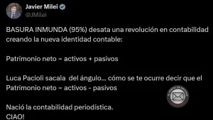 Error o relato: Milei redefine el patrimonio y desata polémica