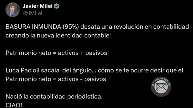 Error o relato: Milei redefine el patrimonio y desata polémica