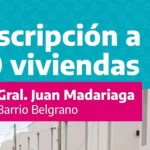 General Madariaga abrió la inscripción para 70 viviendas en barrio Belgrano