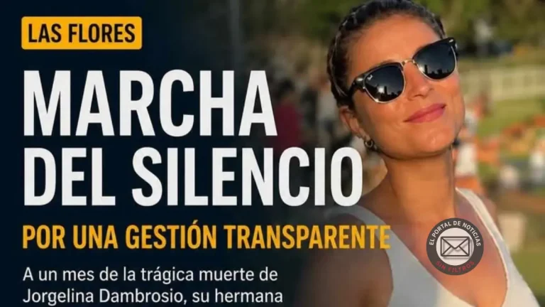La marcha por Ina D’Ambrosio no tuvo bombos ni gritos