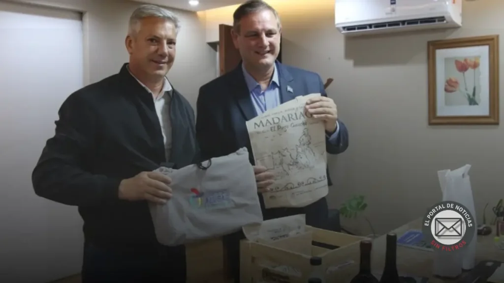 Madariaga firmó convenio productivo con General Alvear