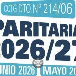 Paritaria estatal 2026: aumentos en cuotas y bono de $80.000