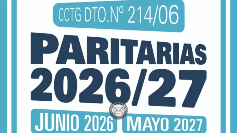 Paritaria estatal 2026: aumentos en cuotas y bono de $80.000