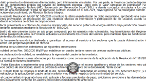 Aumento de la luz: la Justicia suspendió la suba en la Provincia