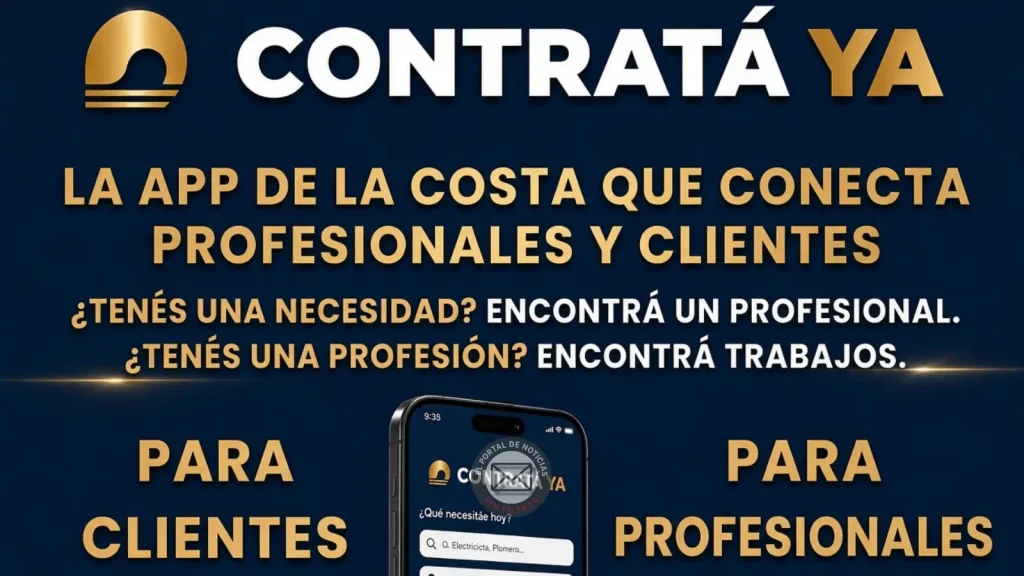 Del WhatsApp al match tres vecinos de La Costa crearon una app para encontrar profesionales | Ensobrados.com.ar